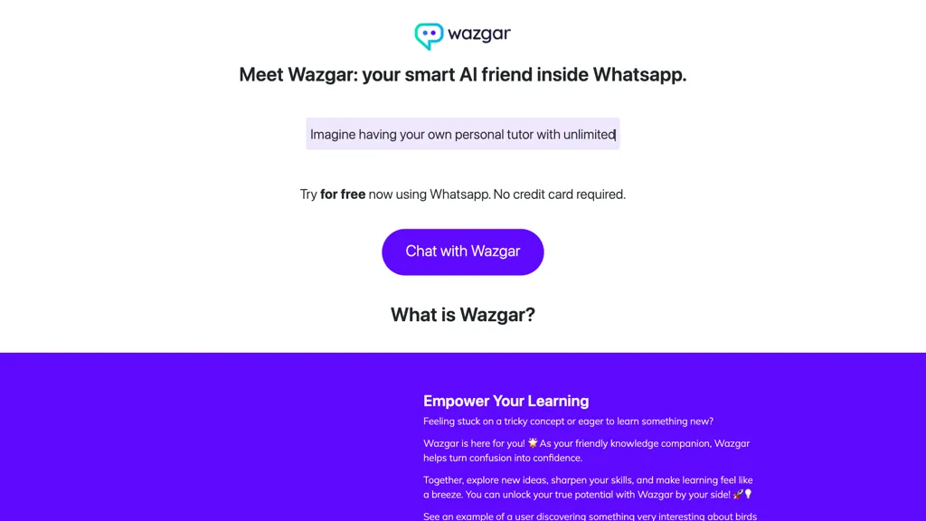 Wazgar 官网截图