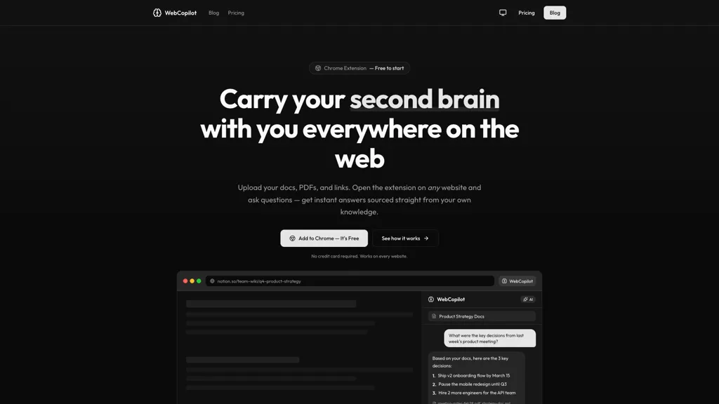 WebCopilot 工具截图