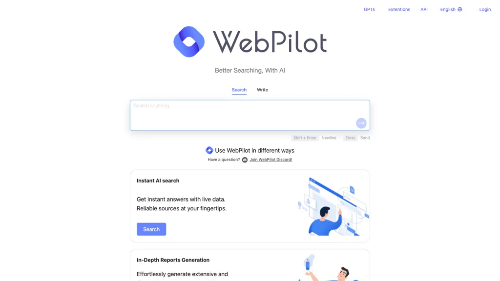 WebPilot.ai 工具截图
