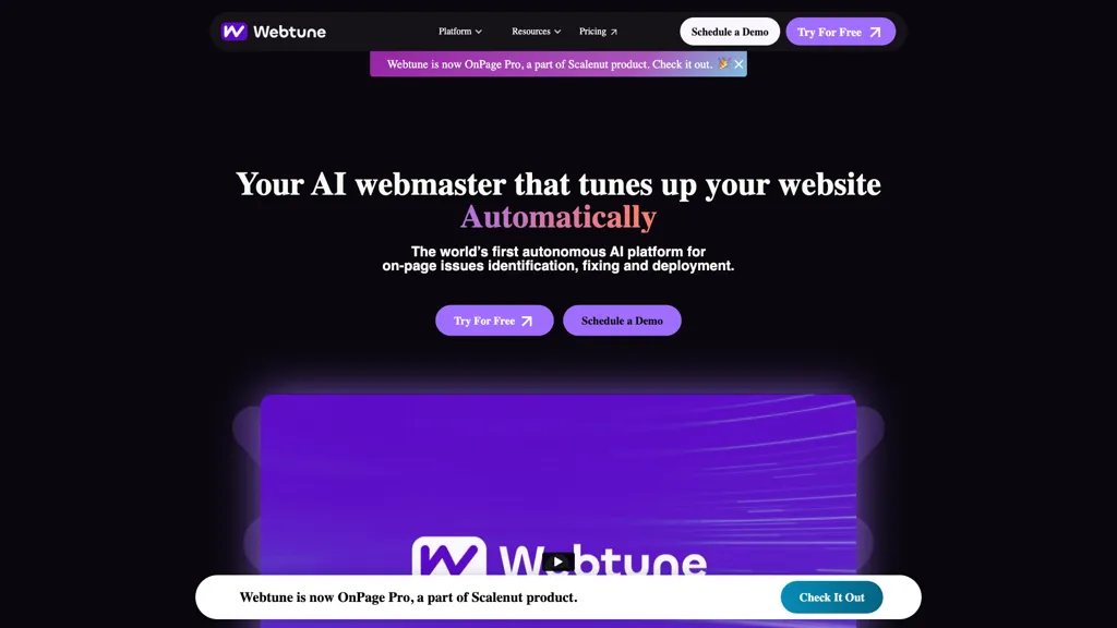 Webtune ai 工具截图
