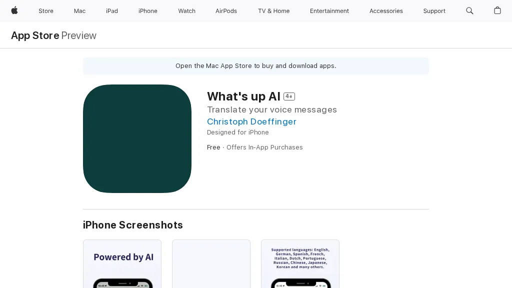 What's up AI 官网截图