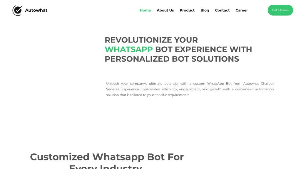 AutoWhat 官网截图