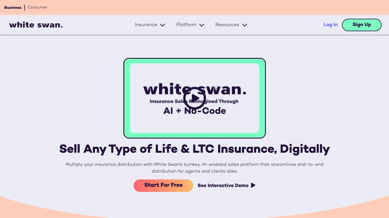 White Swan 官网截图