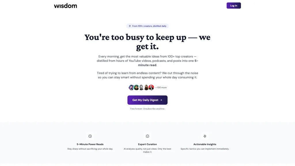 WisdomAI 官网截图