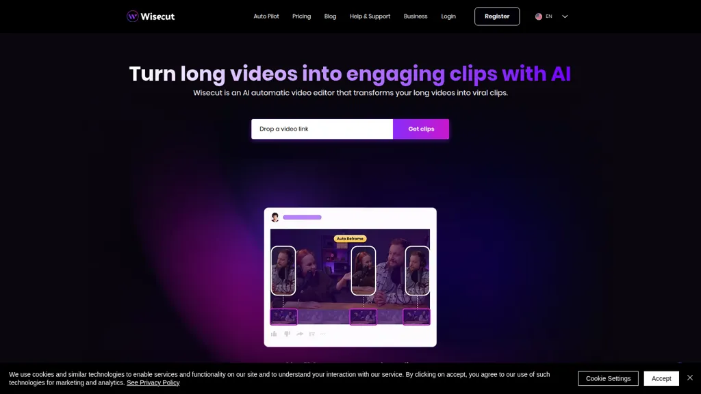 Wisecut AI 工具截图