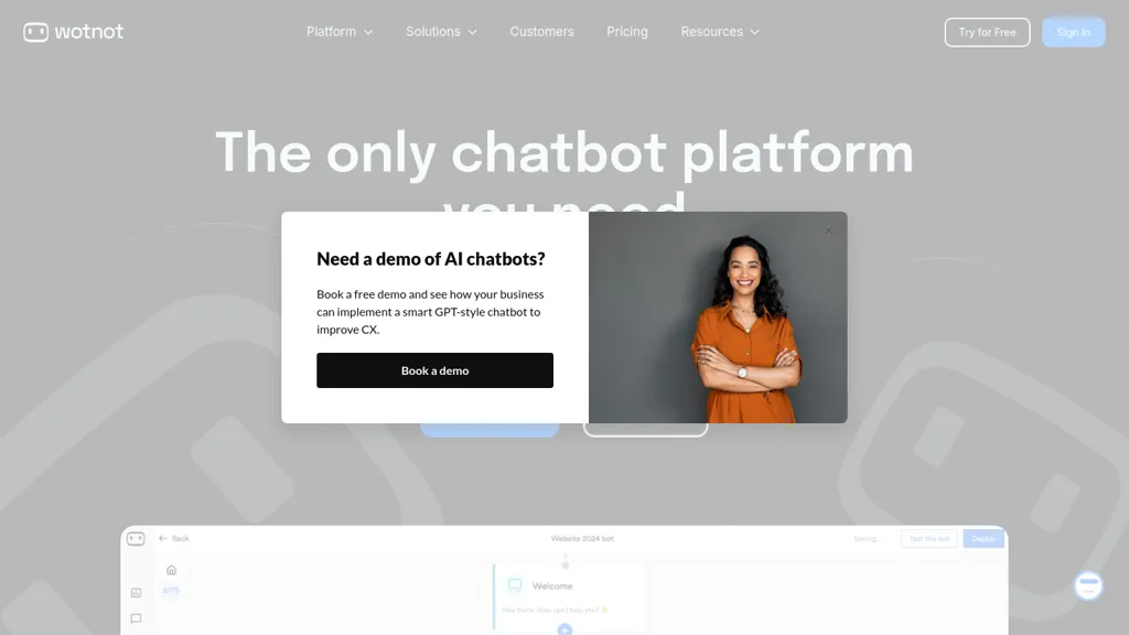 wotnot.io 官网截图