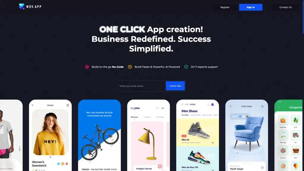 WOV App 工具截图
