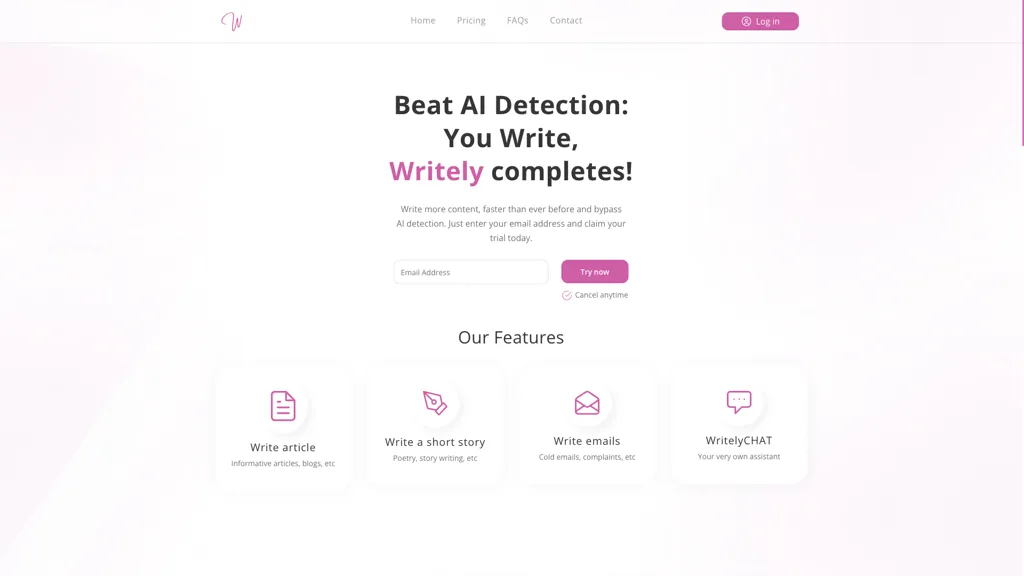 Writelyai 工具截图