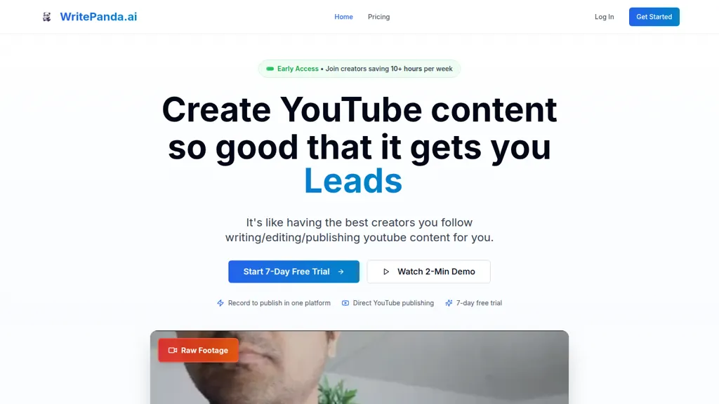 writepanda.ai 官网截图