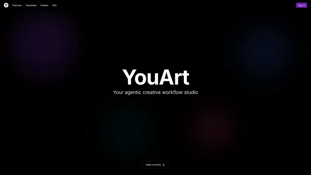 YouArt 官网截图