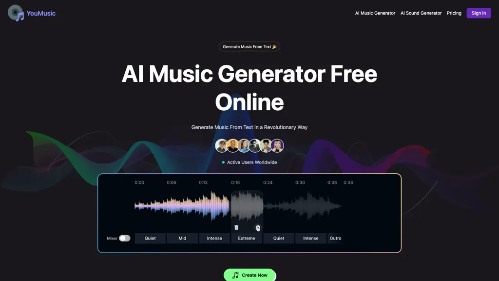 YouMusic.AI 工具截图