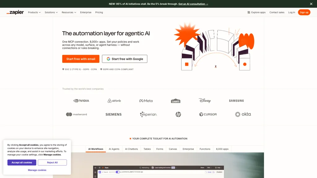 Zapier 工具截图