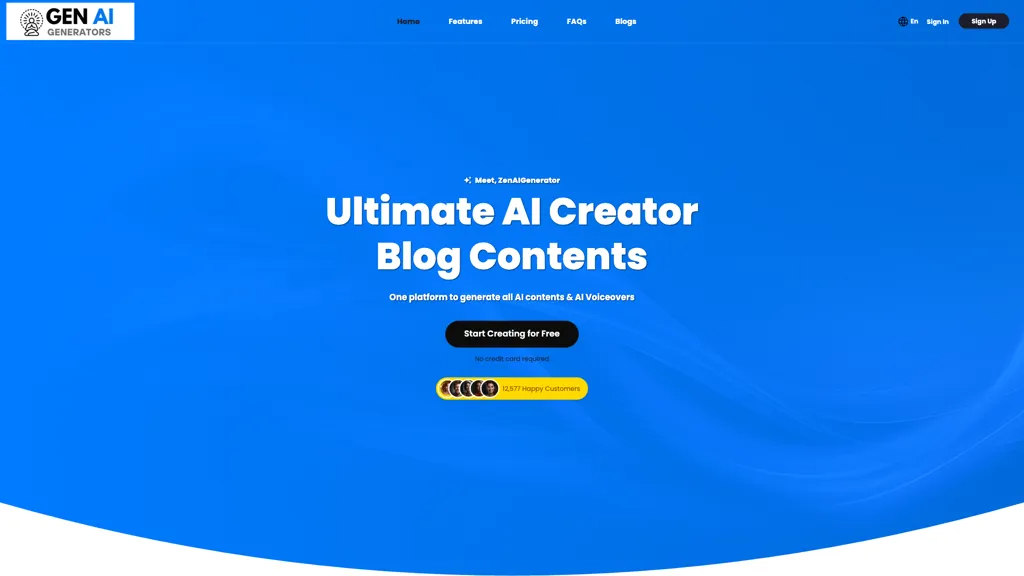 Zen AI Generator 工具截图