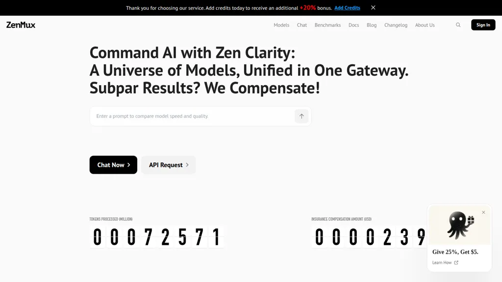 ZenMux 工具截图