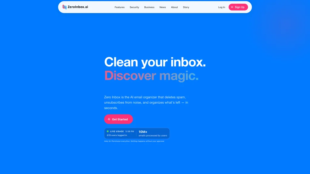 ZeroInbox.ai 工具截图