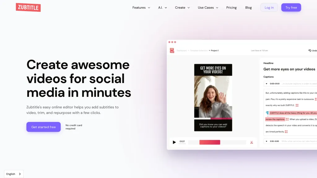 Zubtitle 工具截图